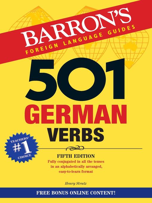 Title details for 501 German Verbs by Henry Strutz - Available